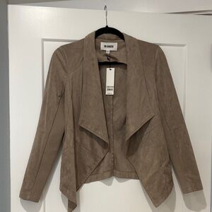 BB Dakota Women's Taupe Suede Blazer